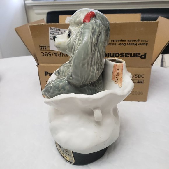 Vintage Jim Beam Decanter Poodle (empty) - Picture 3 of 11